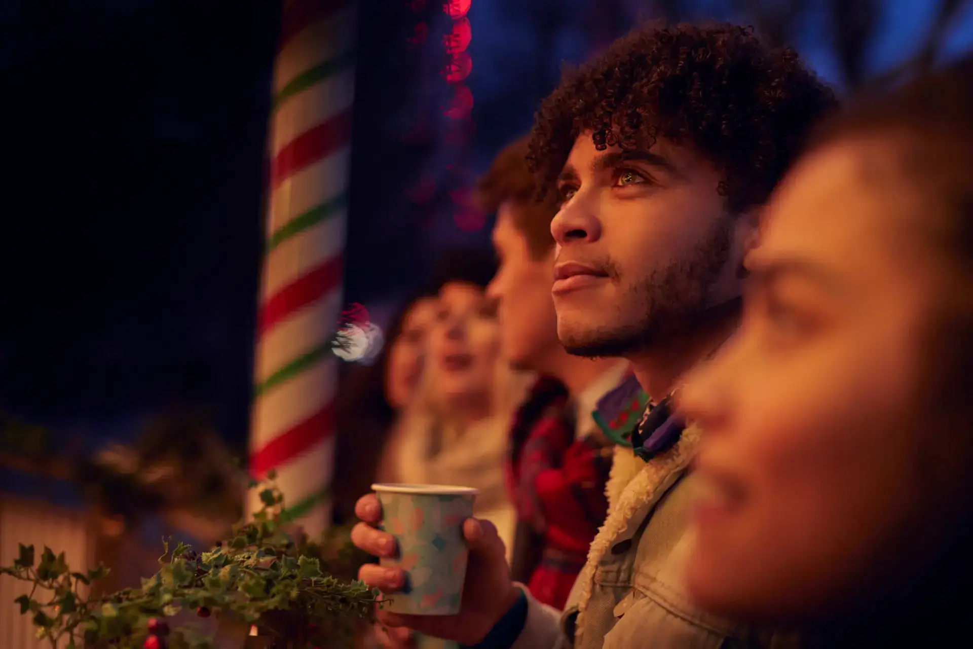 Group of friends at Christmas