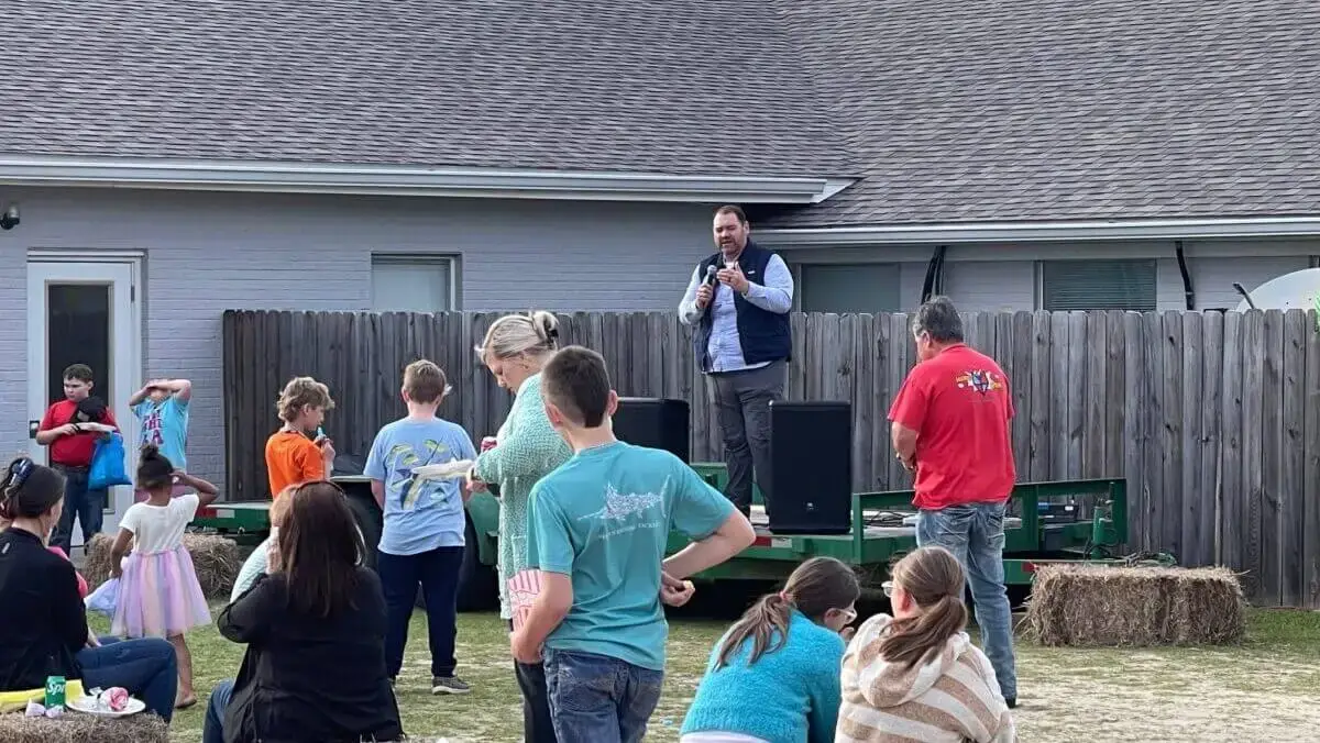 Members of Bethel Baptist Church in Citronelle hold a Spring Fest event March 24 to serve their community with food and games and invite them to their Easter service the following Sunday