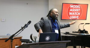 Dewayne Rembert during his breakout session at the Alabama Baptist Evangelism Conference